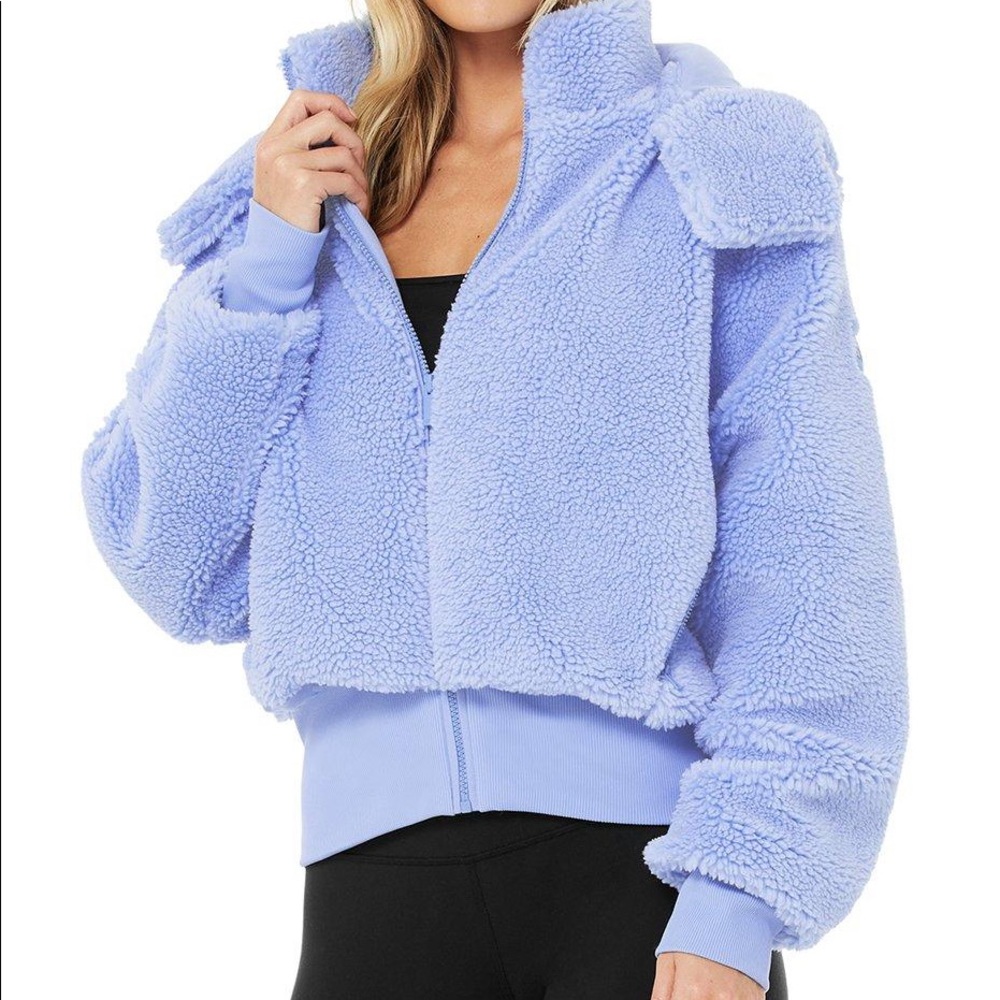 ALO YOGA SHERPA JACKET MARINA